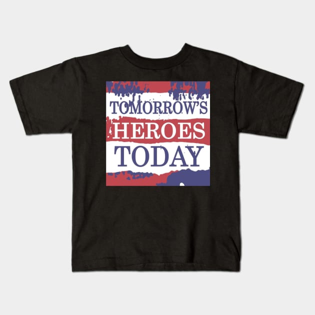 Heroes Day Kids T-Shirt by AudreyTracy